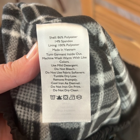 EDDIE BAUER Women’s Rainer Fleece-lined Jogger Pants Black Size 6 - Picture 9 of 10